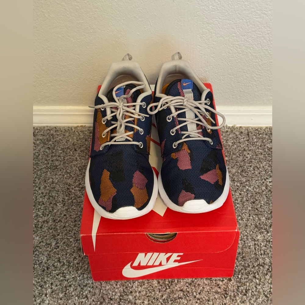 Y2K 2010 Nike Roshe One Knit Jaquard Print BRAND NEW WITH BOX - Picture 3 of 6